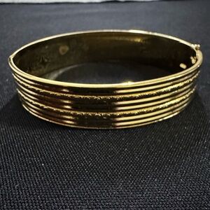 Monet Gold Textured Bracelet
